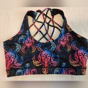 Constantly Varied Gear CVG Shell Yeah Butterfly Back Bra Size Small